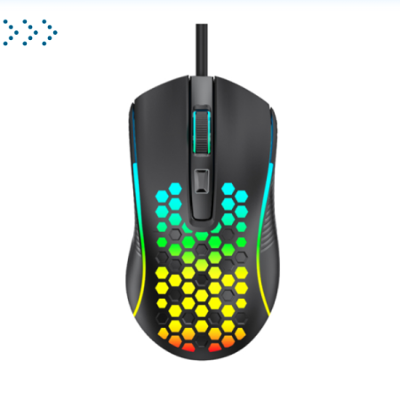 Компьютерная мышь AULA S11 Black + Rainbow backlight